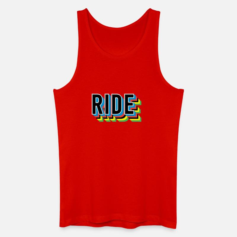 REITEN - Männer Bio Tank Top - Rot