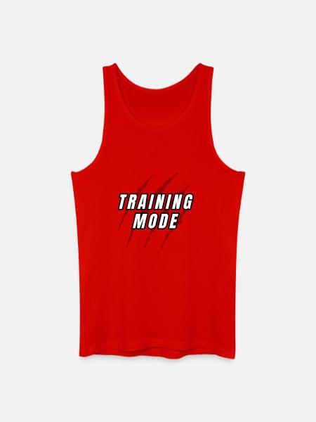 Training Mode - Men’s Organic Tank Top - red