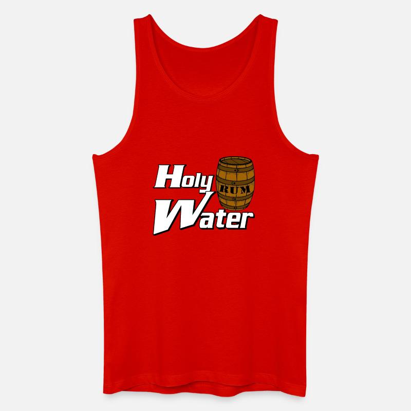Holy Water Rum Barrel - Männer Bio Tank Top - Rot