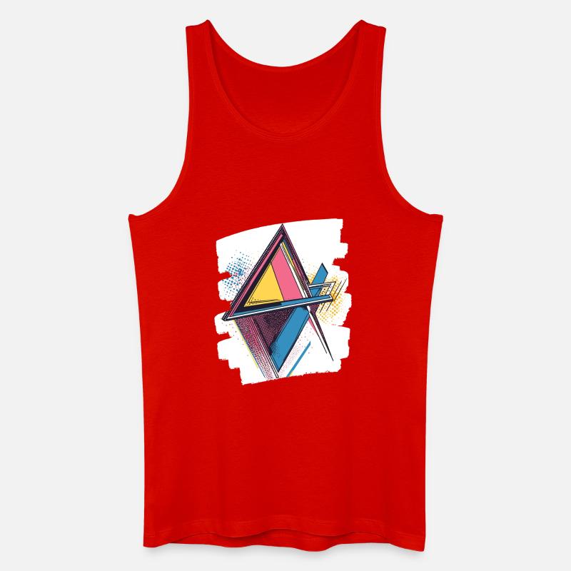 80s - Männer Bio Tank Top - Rot