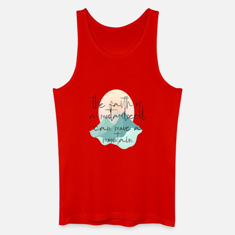 mountain mover Design - Männer Bio Tank Top - Rot