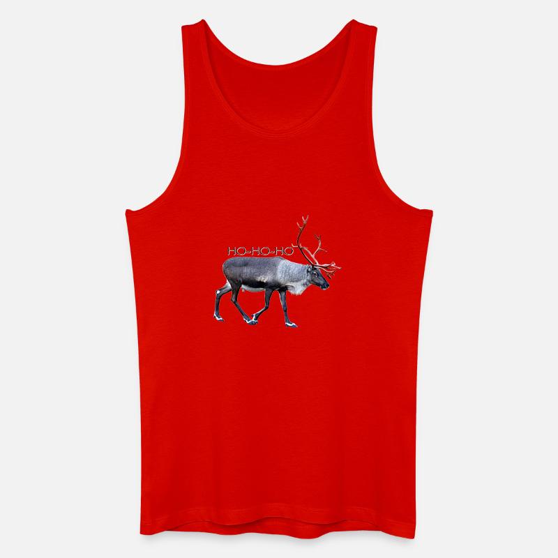 HOHOHO - Männer Bio Tank Top - Rot