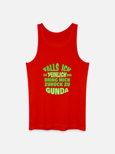 Mariage Gunda - Débardeur bio Homme - rouge