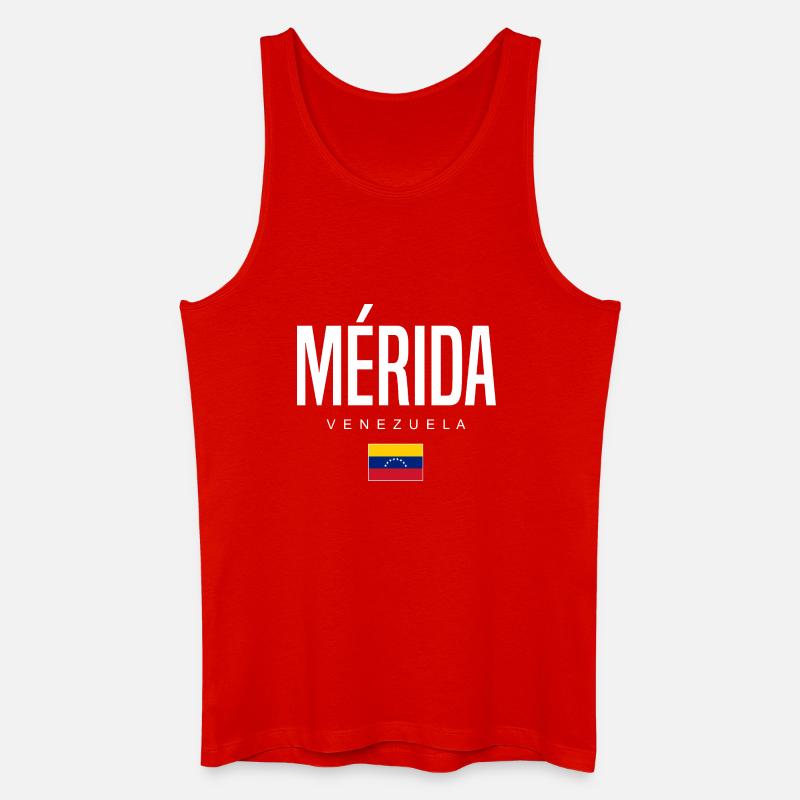 Mérida Venezuela - Männer Bio Tank Top - Rot