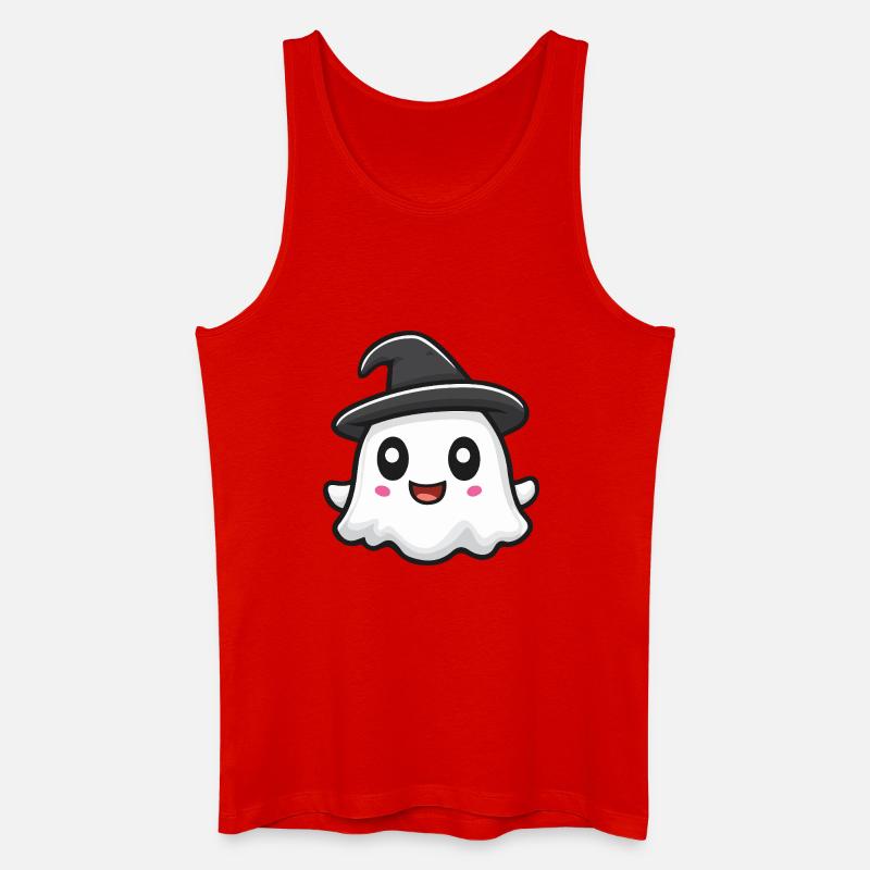 Geist Niedlich - Männer Bio Tank Top - Rot