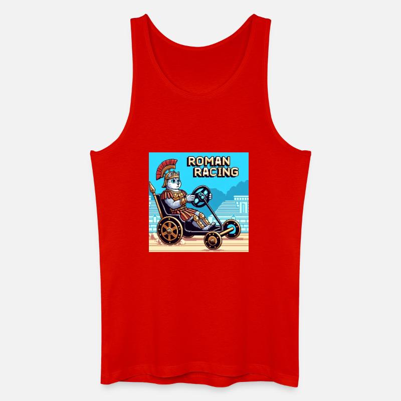 Der Lehrplan - Männer Bio Tank Top - Rot