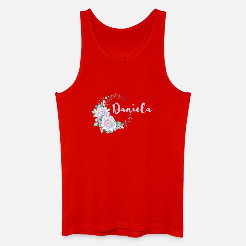 Für Daniela - Männer Bio Tank Top - Rot