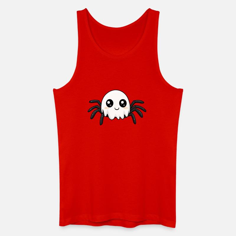 Tarantula Halloween Geist Spinne - Männer Bio Tank Top - Rot