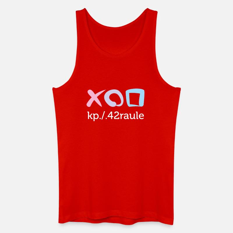 Raule - Männer Bio Tank Top - Rot
