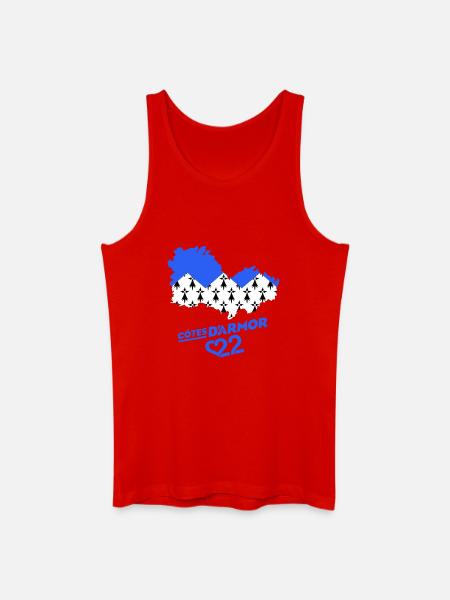 Cotes d'Armor 22 - Men’s Organic Tank Top - red