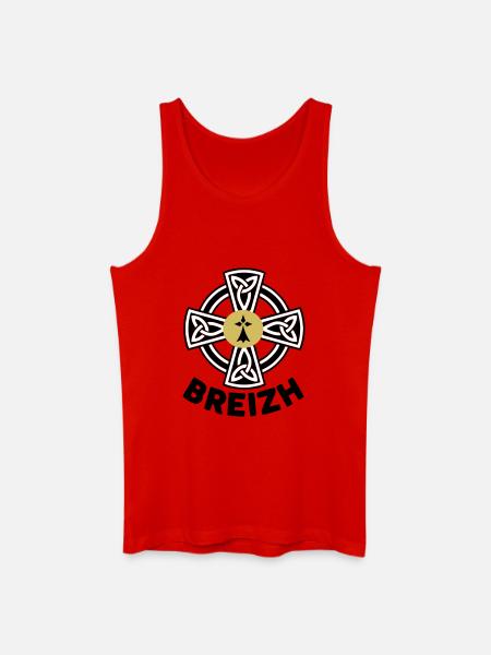 Breizh (Brittany) - Men’s Organic Tank Top - red