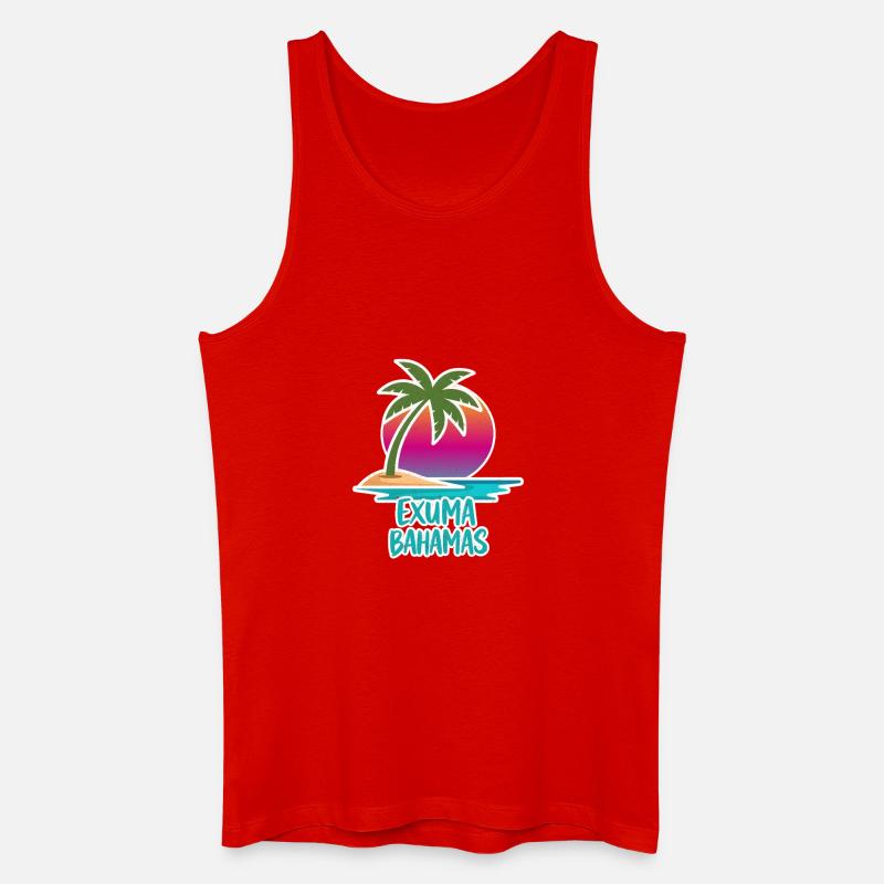 Exuma Comic Geschenk - Männer Bio Tank Top - Rot