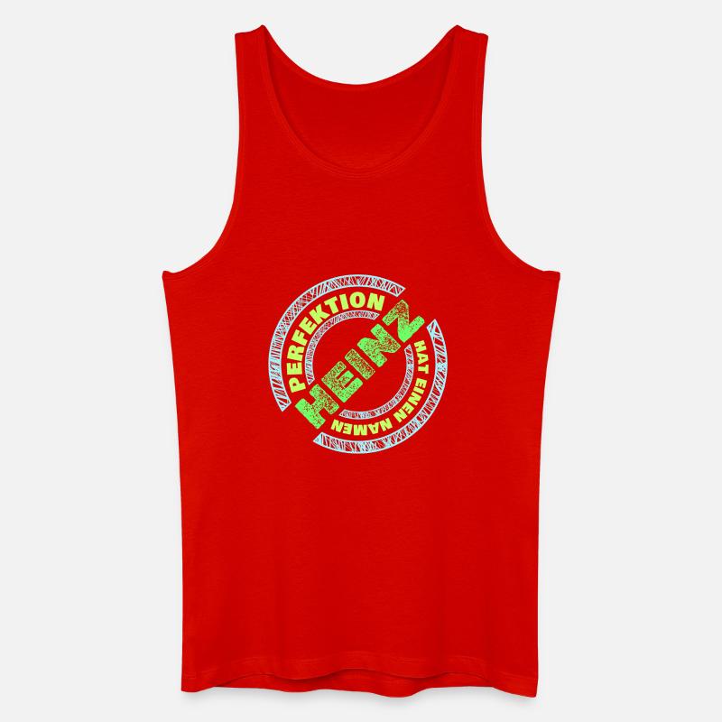 Heinz - Männer Bio Tank Top - Rot