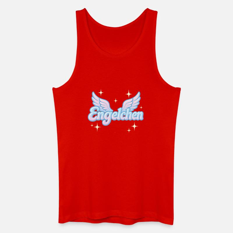 Engelchen / y2k statement spitzname design - Männer Bio Tank Top - Rot