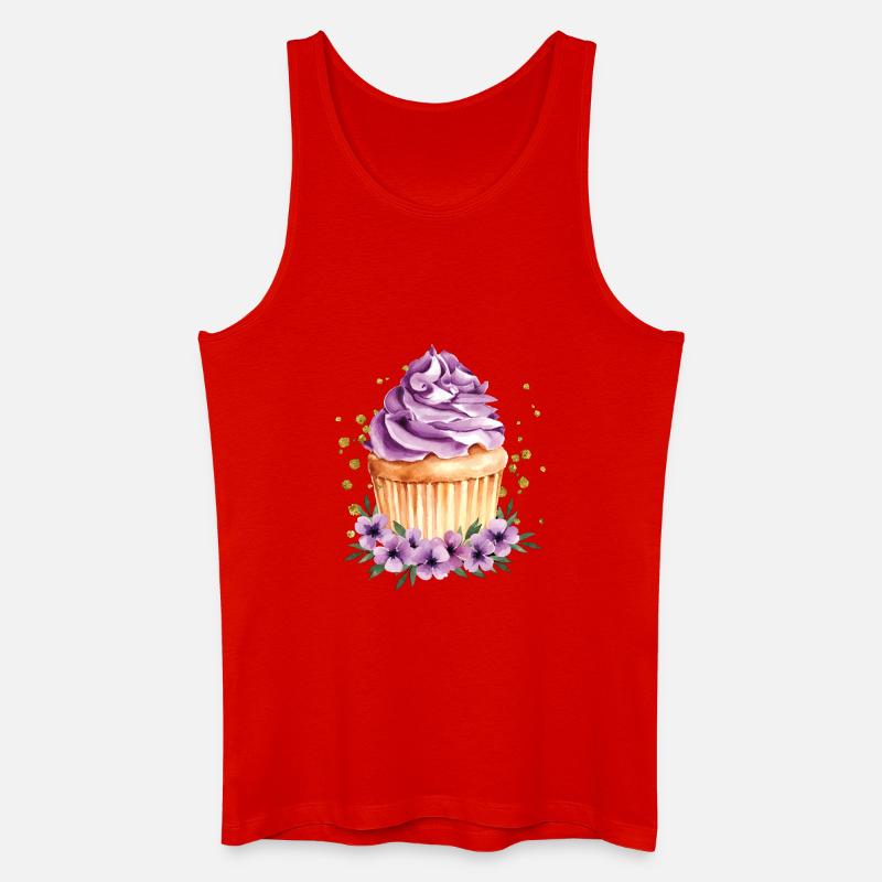 cupcake - Men’s Organic Tank Top - red