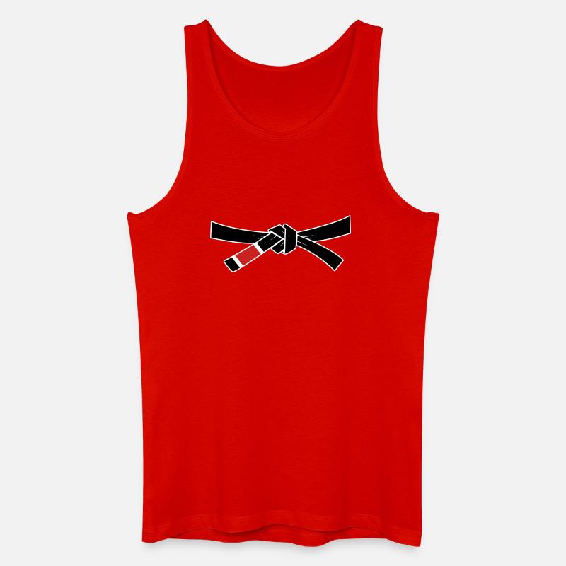 Blackbelt - Schwarzgurt - Männer Bio Tank Top - Rot