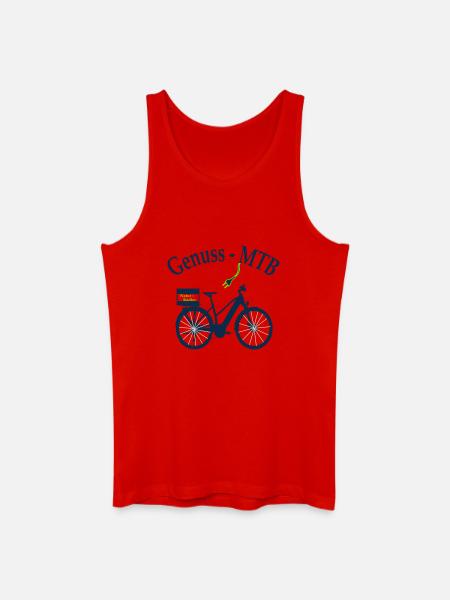 E-MTB-Damen - Männer Bio Tank Top - Rot
