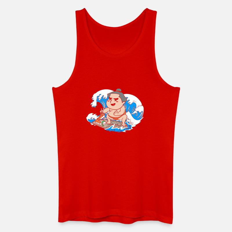 Sumo - Männer Bio Tank Top - Rot