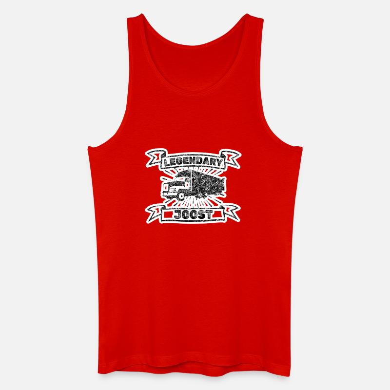 Vorname Joost - Männer Bio Tank Top - Rot