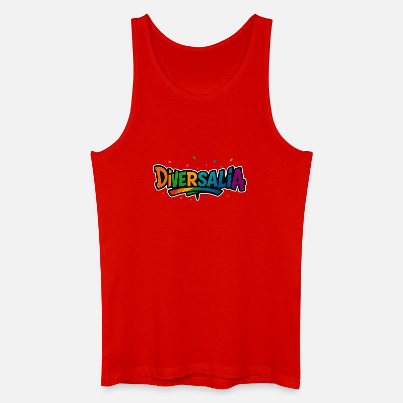 diversalia2026 - Männer Bio Tank Top - Rot