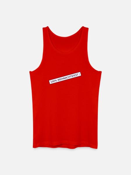 Noël à 100 % - Débardeur bio Homme - rouge