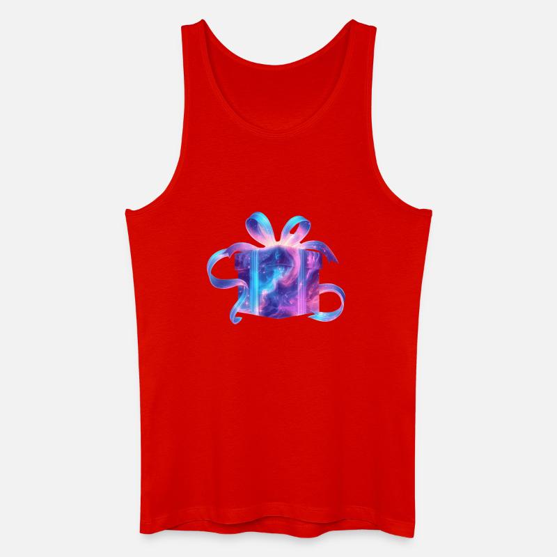 Ätherisches Galaxiegeschenk - Männer Bio Tank Top - Rot