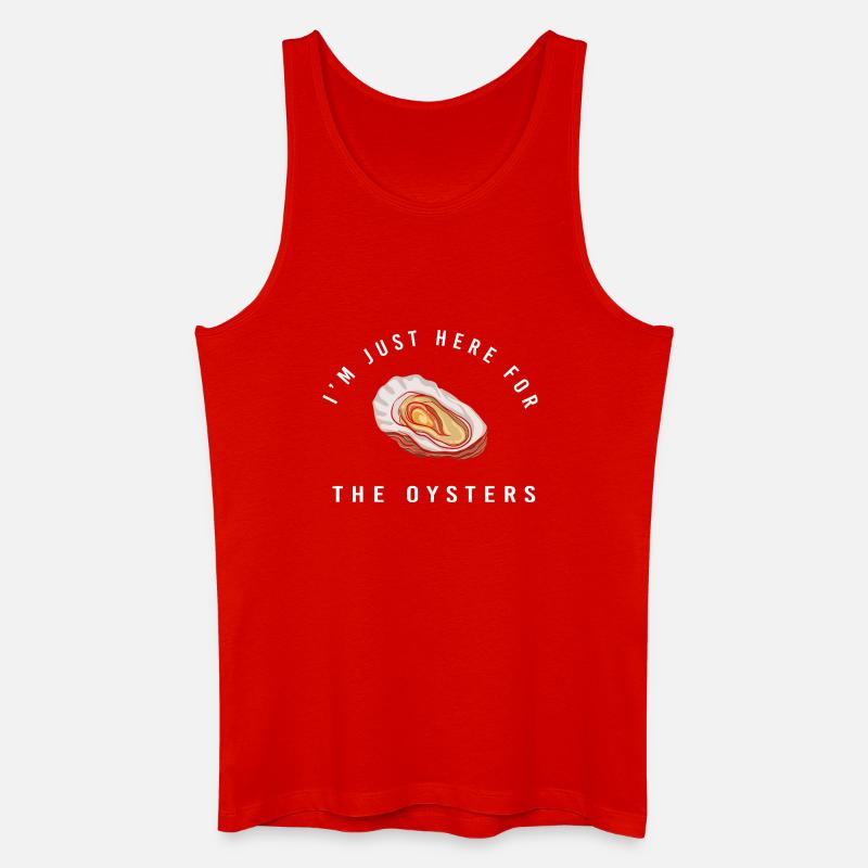 Austern - Männer Bio Tank Top - Rot