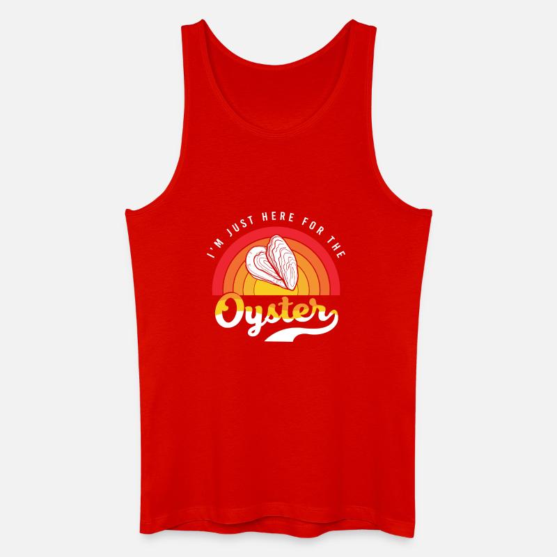 Austern - Männer Bio Tank Top - Rot