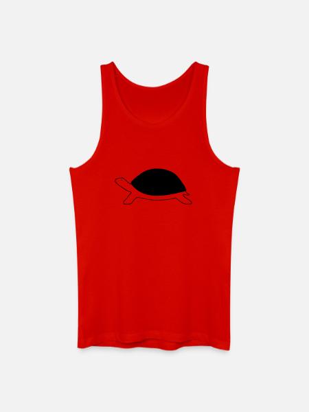 Turtle - Men’s Organic Tank Top - red
