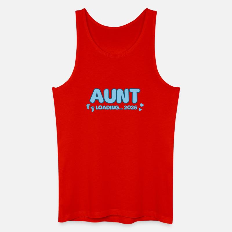 Aunt Loading 2026 - Männer Bio Tank Top - Rot