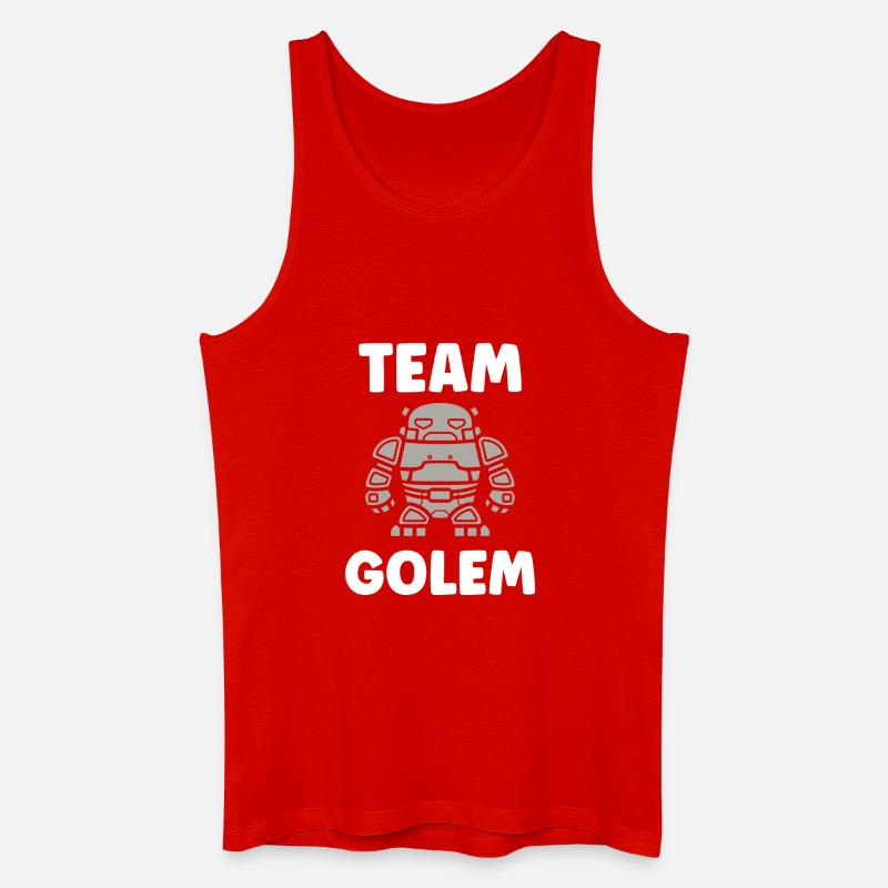 Team Golem - Männer Bio Tank Top - Rot