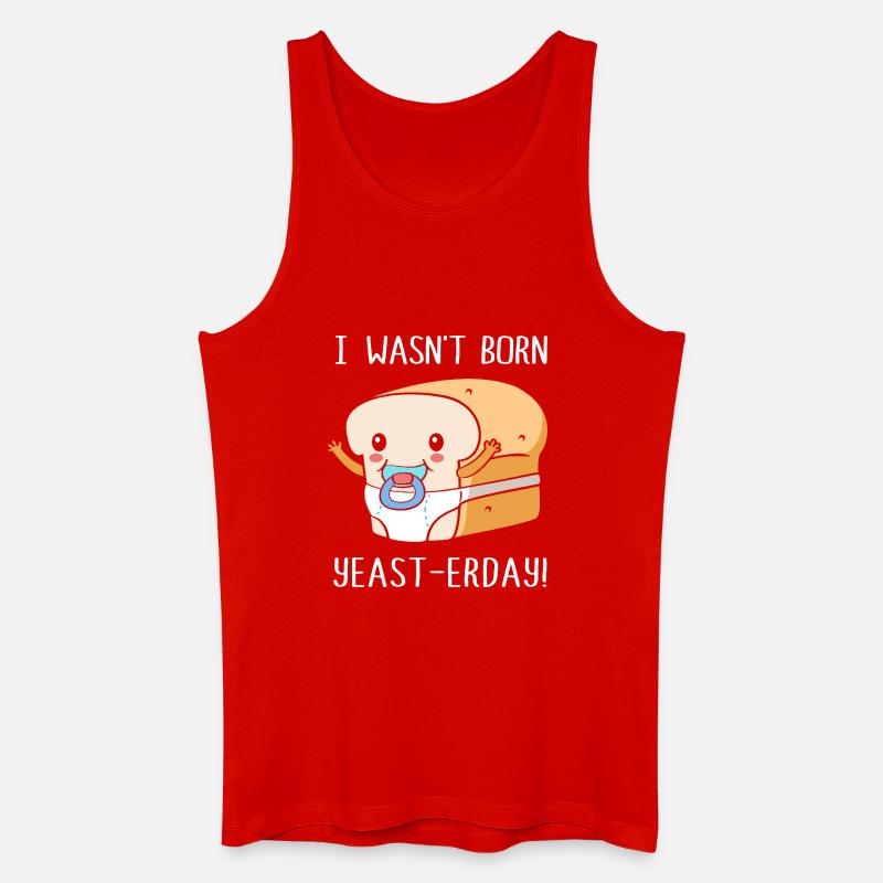 Bäcker Bäckerin Backen - Männer Bio Tank Top - Rot