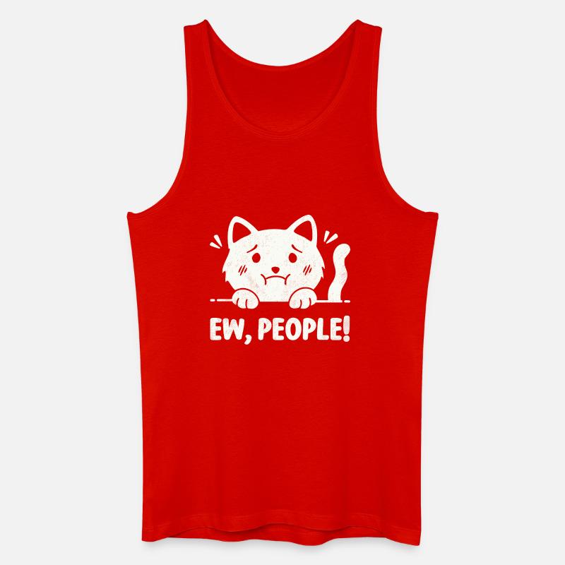 Igitt, Leute! - Männer Bio Tank Top - Rot
