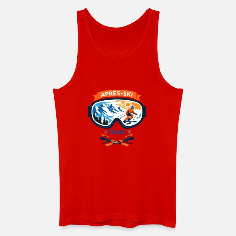 Apres Ski Team Comic Design - Männer Bio Tank Top - Rot