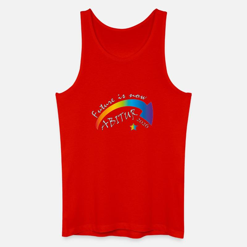 Zukunft Jetzt Abitur 2026 - Männer Bio Tank Top - Rot