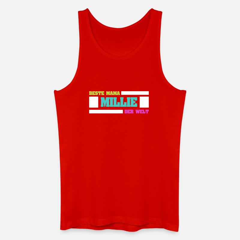 Mutter Millie - Männer Bio Tank Top - Rot