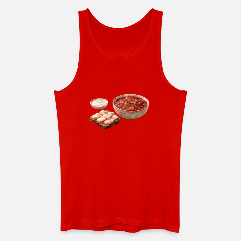 Borsch - Männer Bio Tank Top - Rot