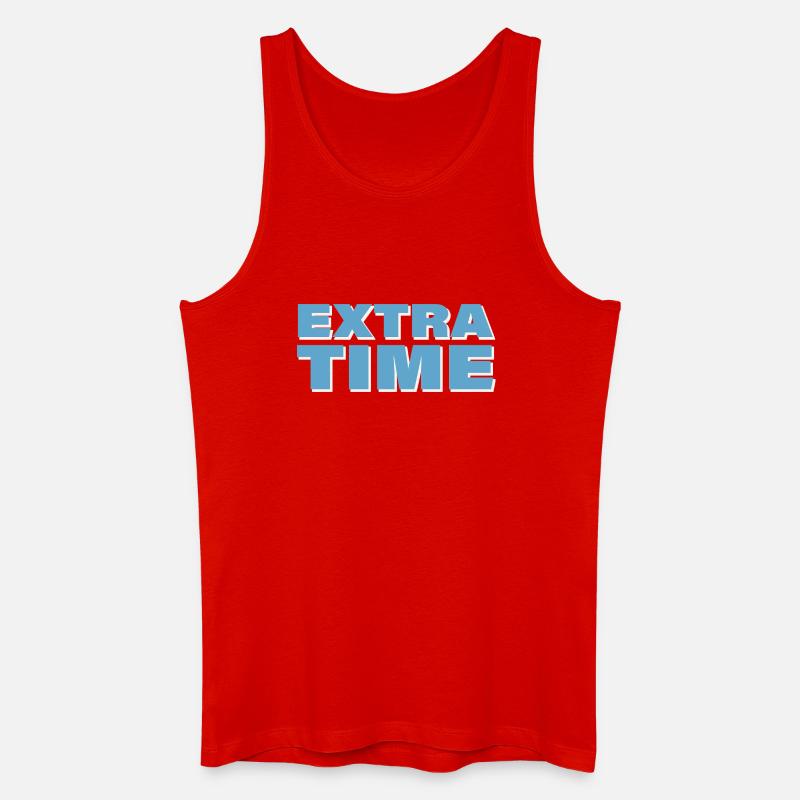 EXTRA TIME - Männer Bio Tank Top - Rot