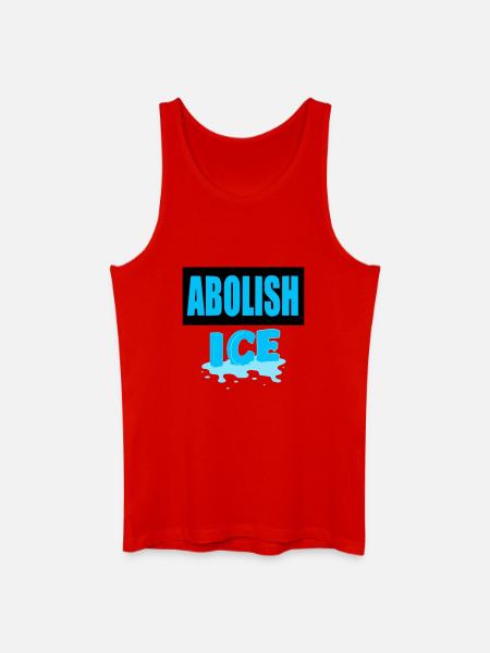 Abolish I.C.E: - Men’s Organic Tank Top - red