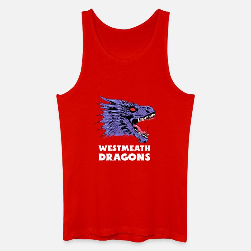 Westmeath Dragons - Männer Bio Tank Top - Rot
