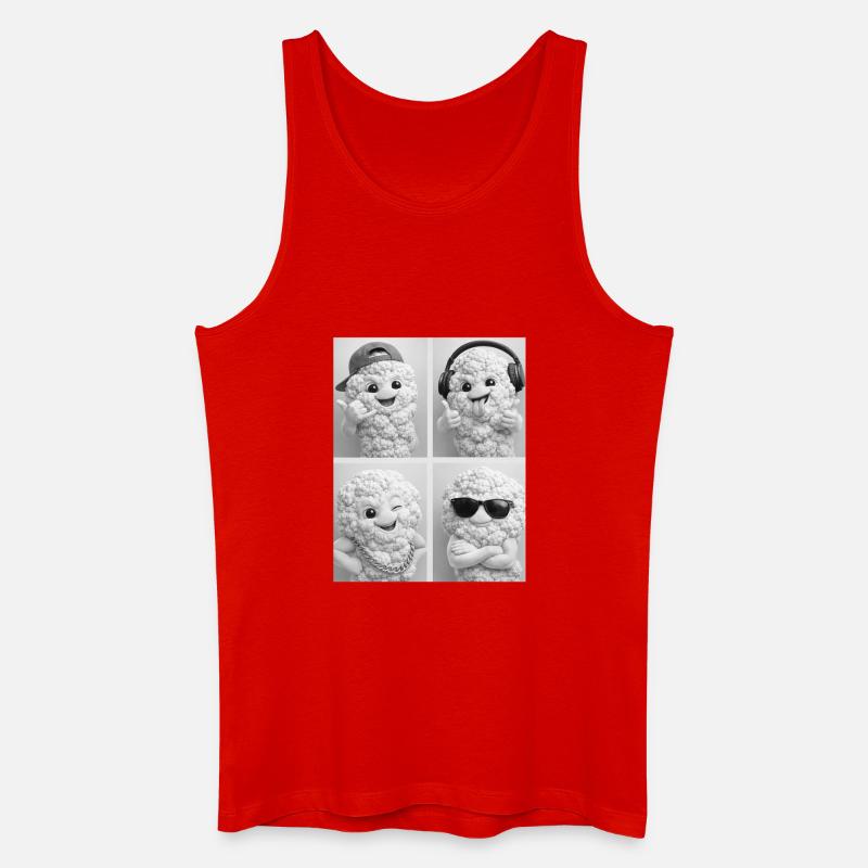 Cauliflower - Männer Bio Tank Top - Rot