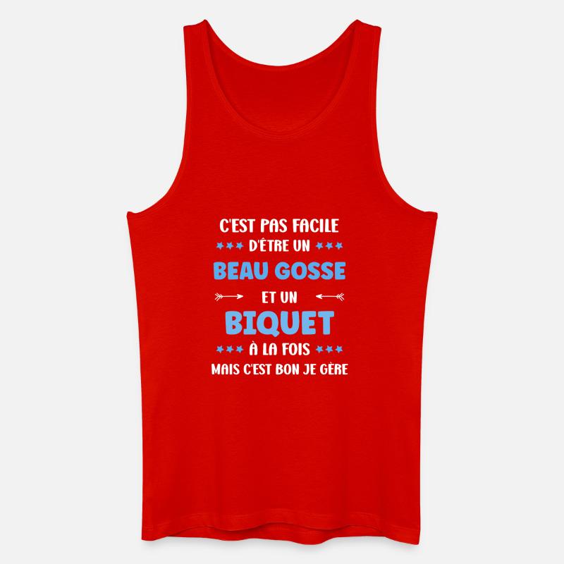 Biquet - Männer Bio Tank Top - Rot