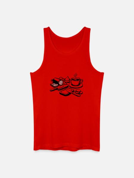 meal - Men’s Organic Tank Top - red