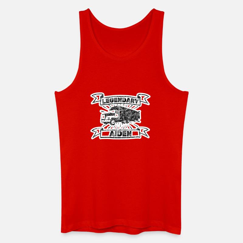 Brummi Aiden - Männer Bio Tank Top - Rot