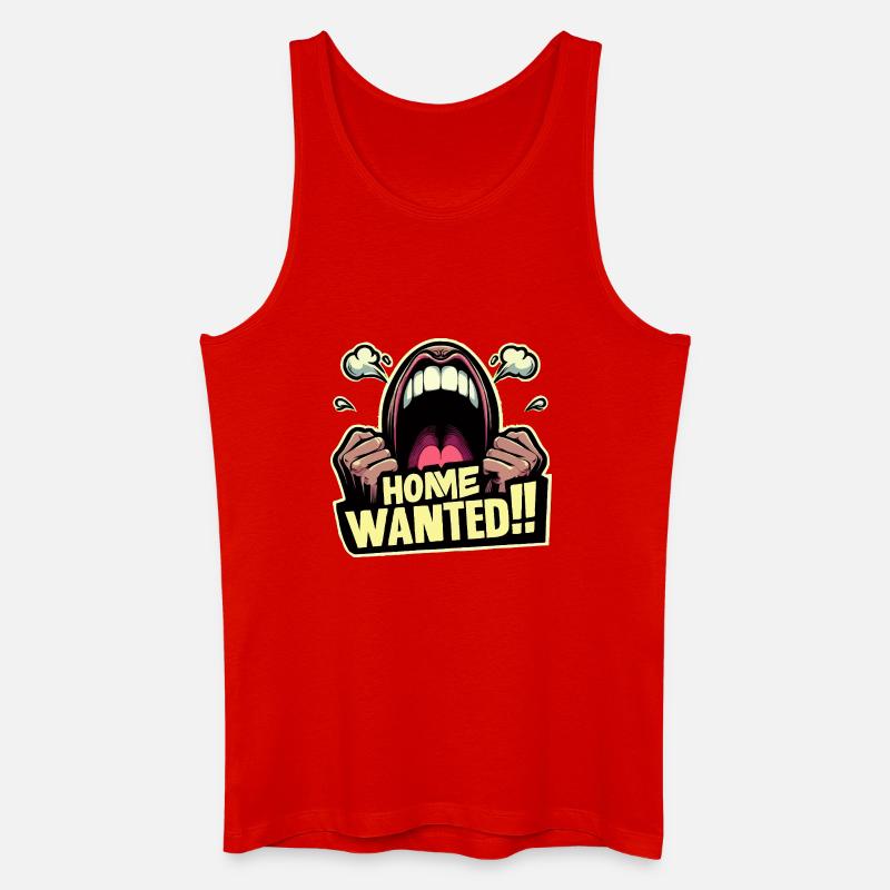 Home Wanted Comic Burst - Männer Bio Tank Top - Rot