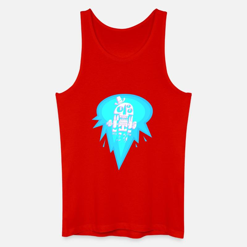 turbodead - Männer Bio Tank Top - Rot