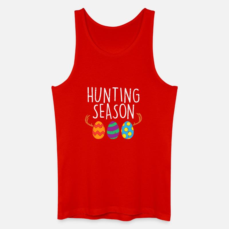 Ostereier der Jagdsaison - Männer Bio Tank Top - Rot