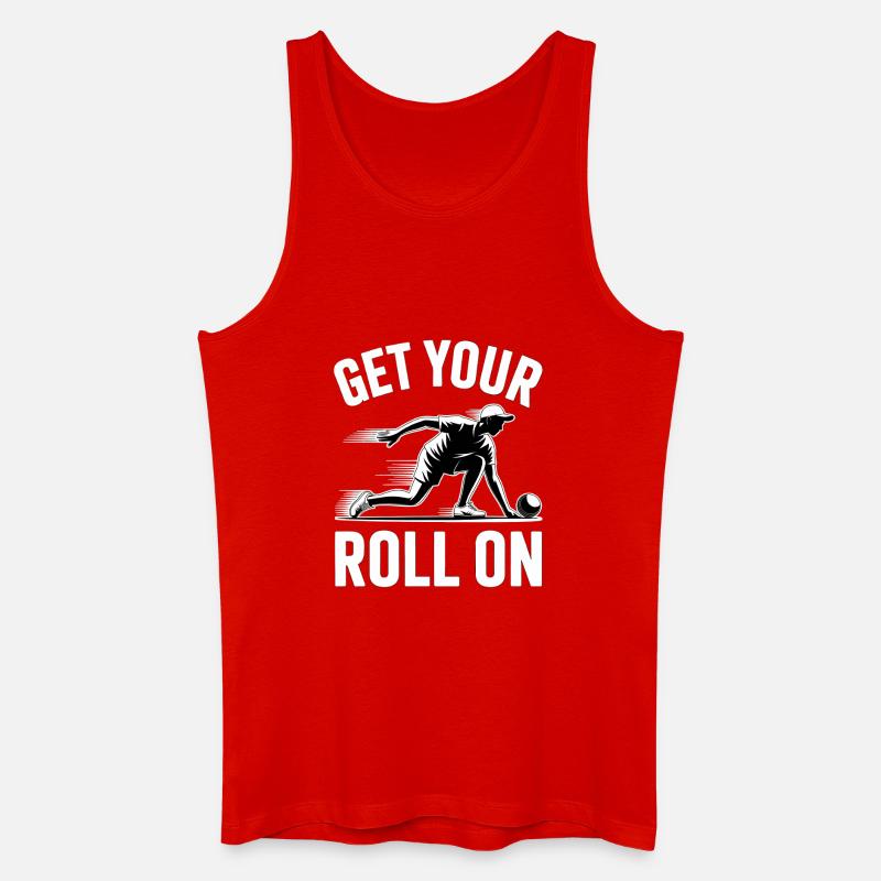 Boccia King Präzision Leidenschaft - Männer Bio Tank Top - Rot
