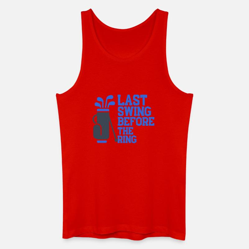 Last Swing Before The Ring - Männer Bio Tank Top - Rot