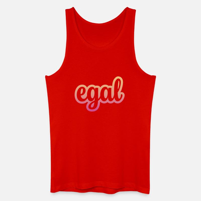 Egal - Männer Bio Tank Top - Rot